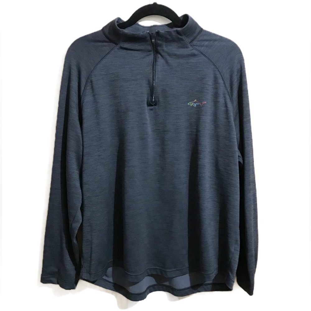 Greg Norman Collection 1/4zip Pullover Jacket Mens Size XL Golf Gray
